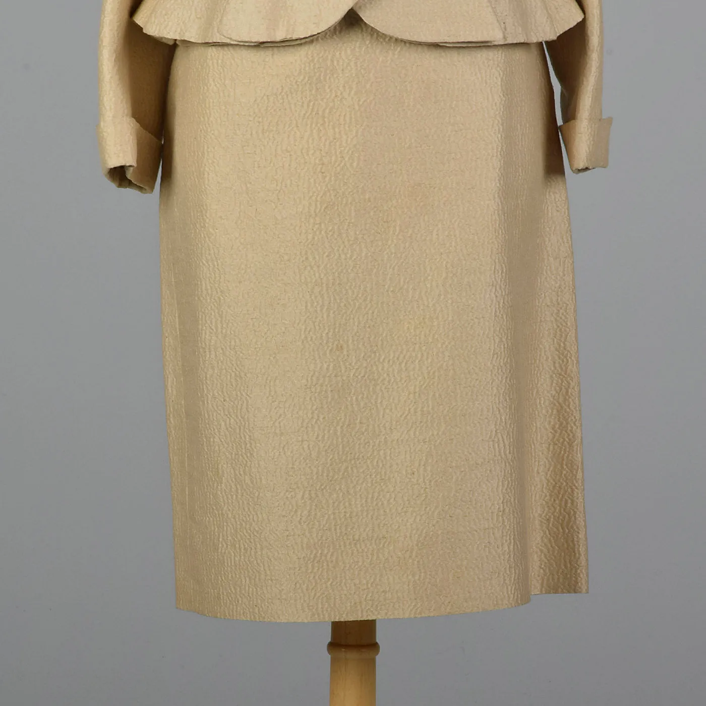 1950s Lilli Ann Silk and Mohair Skirt Suit