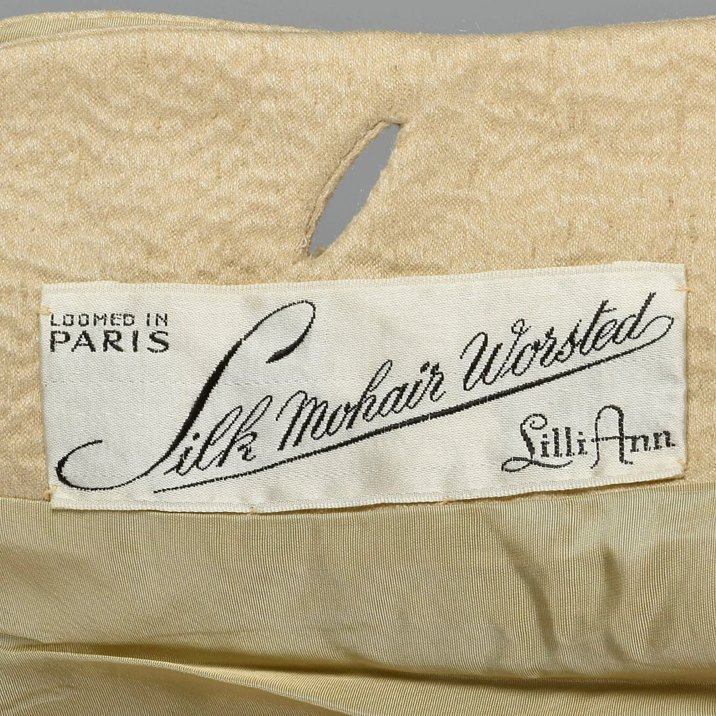 1950s Lilli Ann Silk and Mohair Skirt Suit