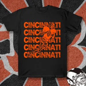 Cincinnati Bengals Football Team Player Vintage Comfort Color Unisex Tshirt Tee Football Gameday Hoodie sweatshirt
