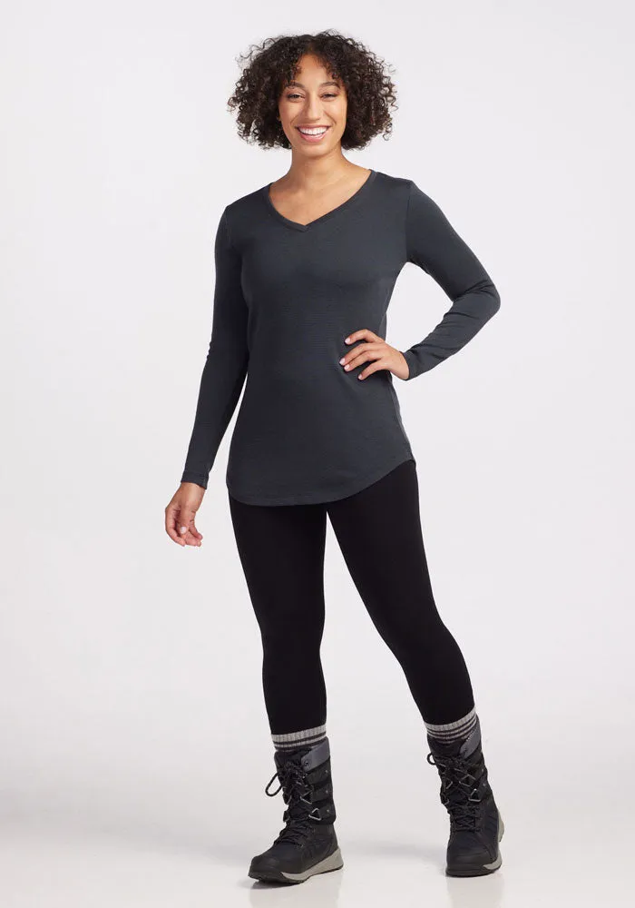 Eva Tunic • Final Sale Deals! - Carbon Stripe