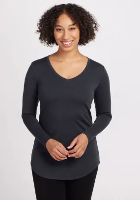 Eva Tunic • Final Sale Deals! - Carbon Stripe
