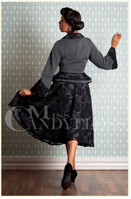 Ingar-Abalone High-waist  exquisite swing skirt by Miss Candyfloss