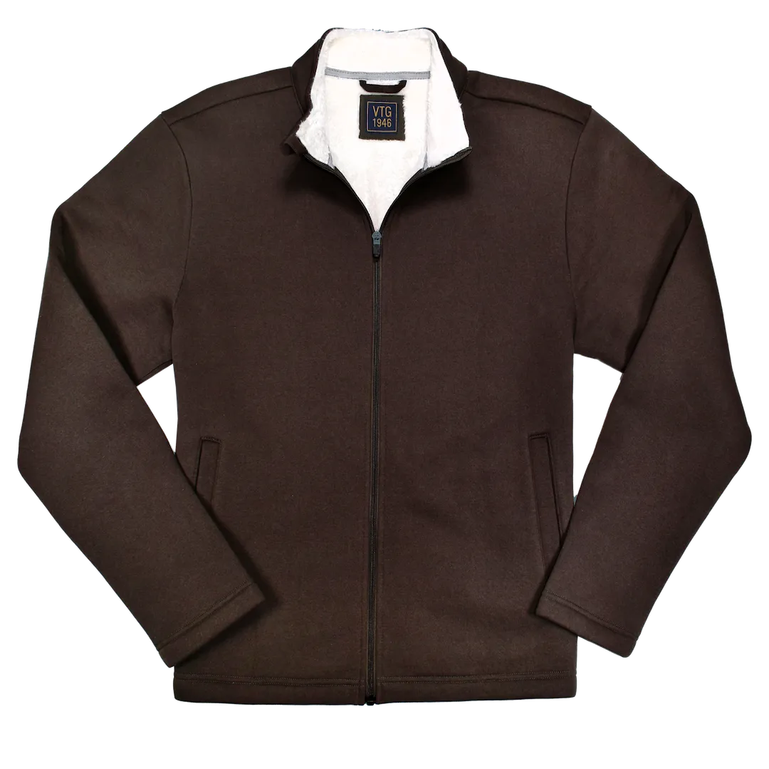 Sherpa Bonded Fleece Cardigan